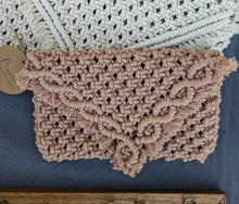 Load image into Gallery viewer, Handmade Macramé Clutch
