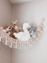 Load image into Gallery viewer, Handmade macrame toy hammocks

