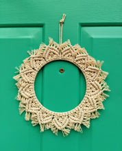 Load image into Gallery viewer, Handmade Boho Macramé Door Wreath
